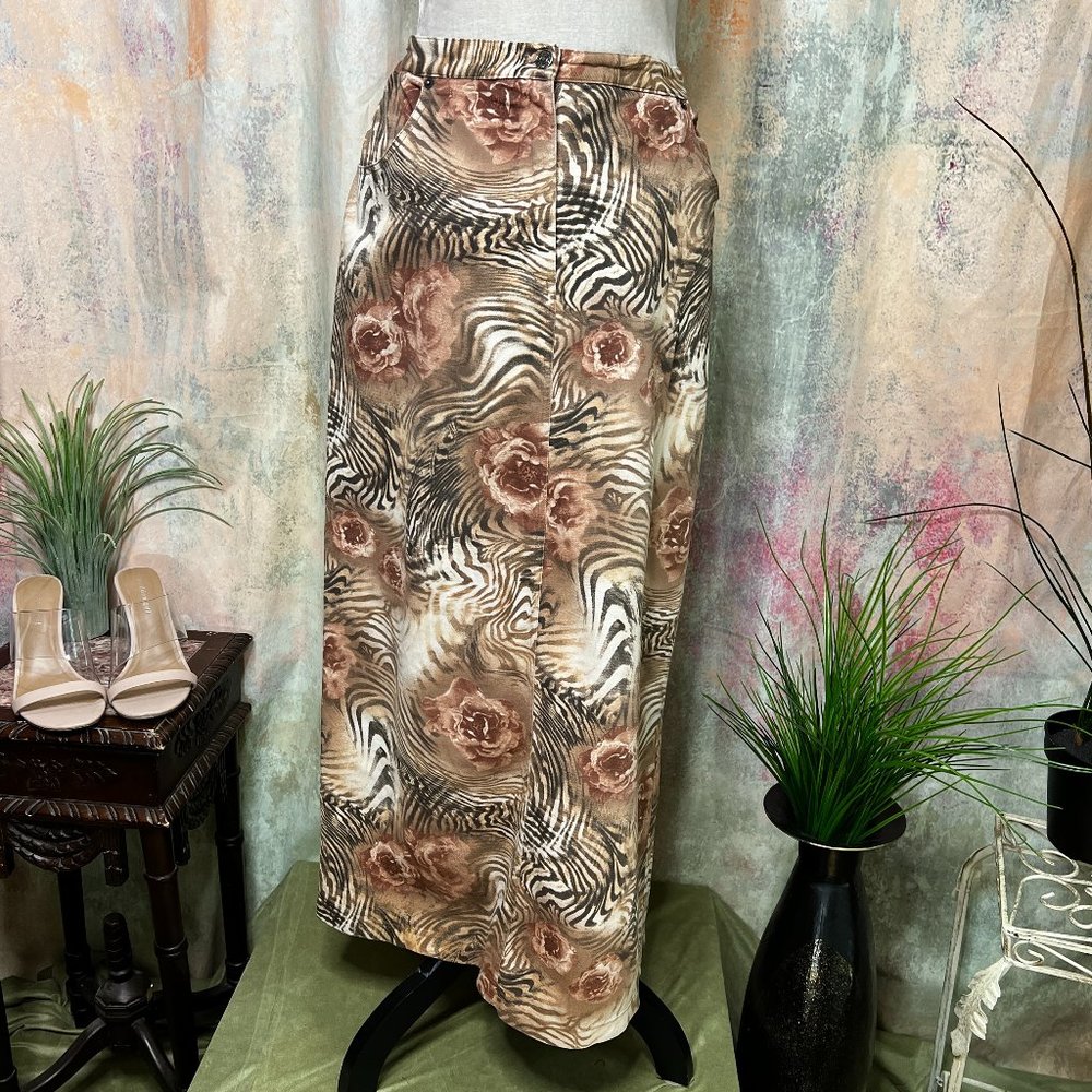 VTG 📌 K & L  Comfortable Cotton Maxi Pencil Skirt